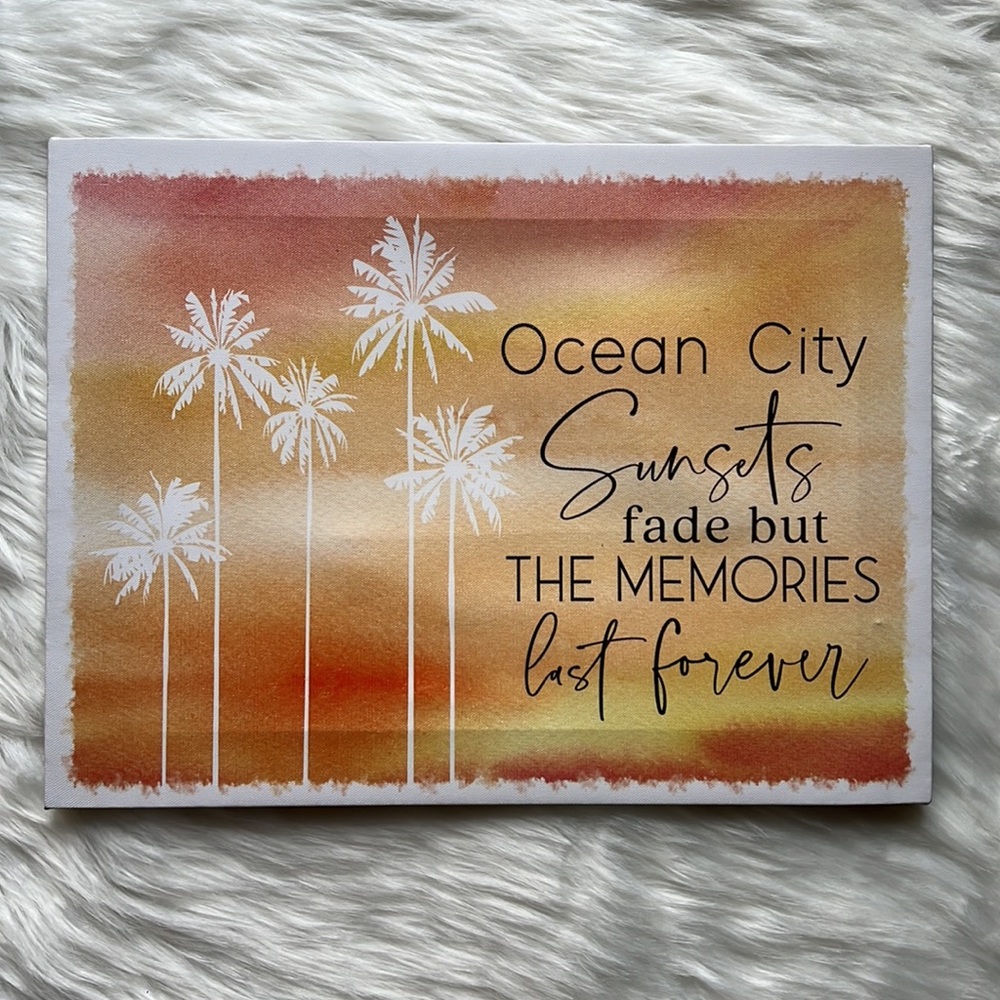 NWT Ocean City Canvas Wall‎ Decor